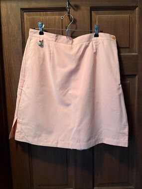 Lizgolf Blush Peach Skort size 12 NWT